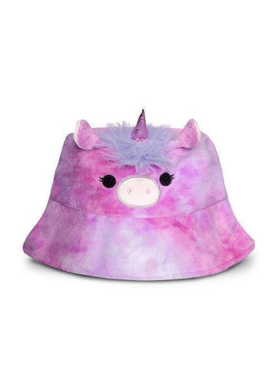 Difuzed Kids' Hat Bucket Fabric Squishmallows Lola The Unicorn Purple