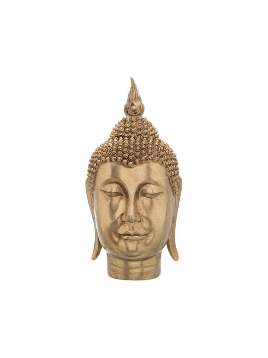 BigBuy Dekorativer Buddha aus Polyresin 16.5x15x31cm 1Stück