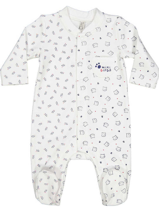 Birba Trybeyond Babystrampler Langärmliges Weiß