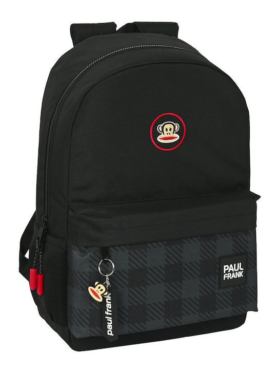 School Bag Paul Frank Join The Fun Black 32 X 42 X 15 Cm