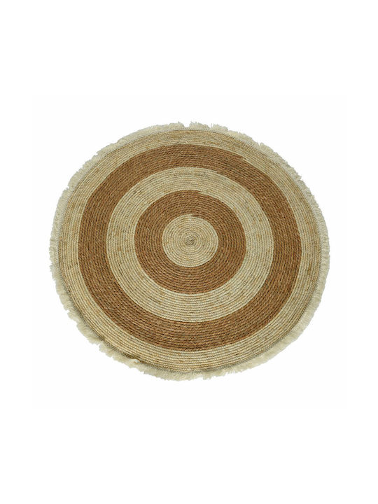 BigBuy Symi Rug Round Coffee