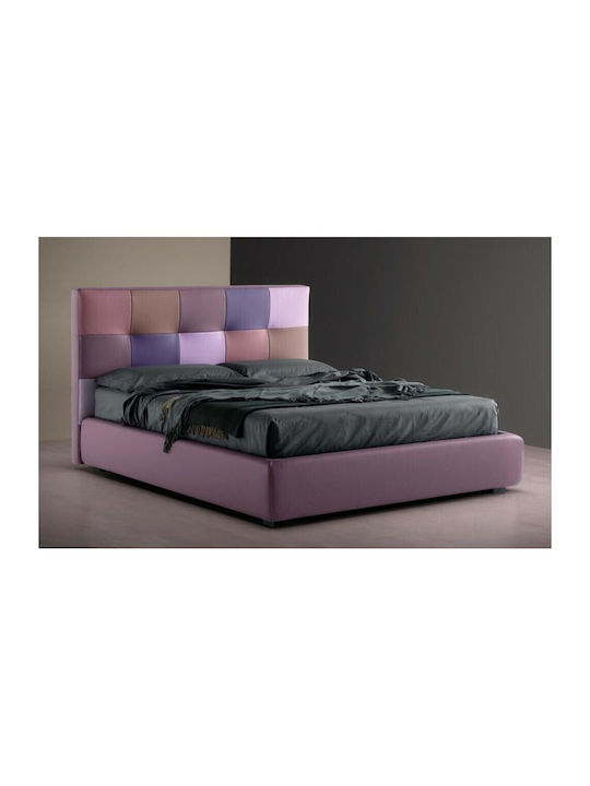 Ein Einzelbett Mit Stoffbezug Für Matratze 90x2...