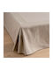 La Redoute Interieurs Elastische Abdeckung für Bett-Volant Monochrome 160x200cm 1Stück 350189949_6457_40