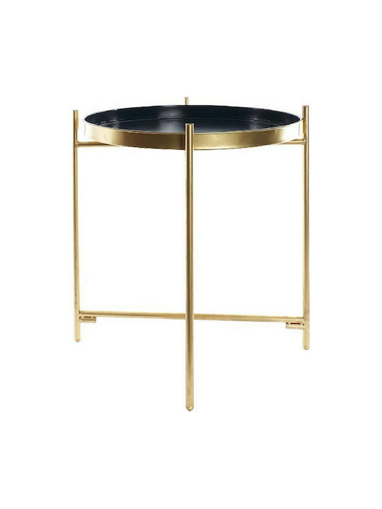 Round Side Table Navy Blue S3021576 L40xW40xH50cm