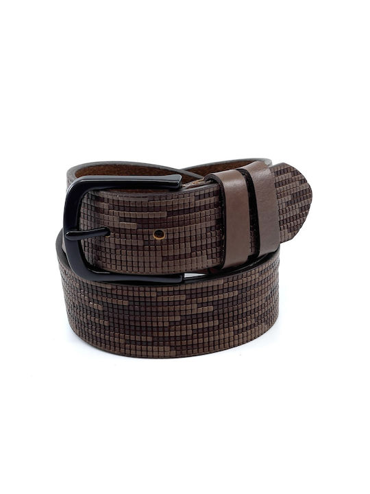 Legend Accessories Breit Herren Gürtel Leder Braun