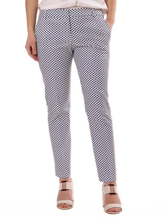 Damen Stoff Hose Weiß
