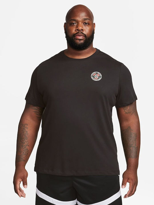Nike M Nk Df Ανδρικό T-shirt Κοντομάνικο Μαύρο
