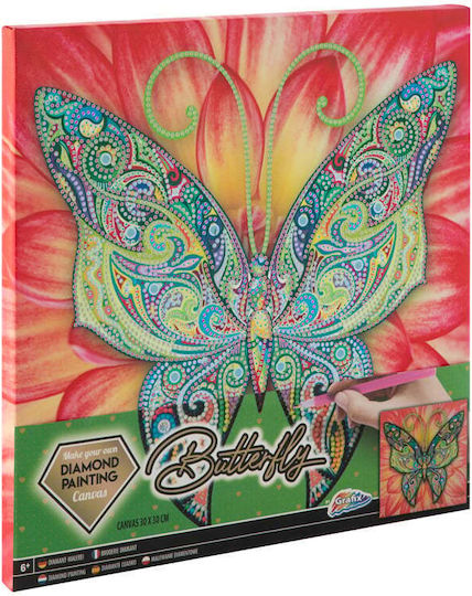 Grafix Grafix Καμβάς Diamond Painting Κιτ 30x30cm