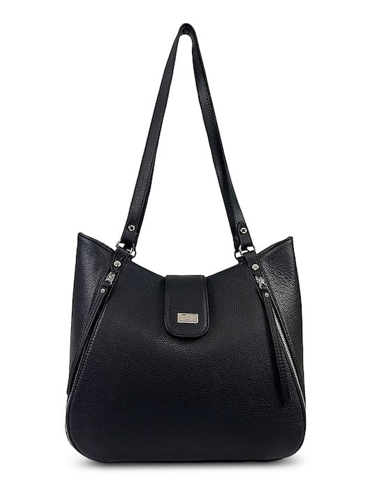 Hunter Leather Women's Bag Shoulder Black