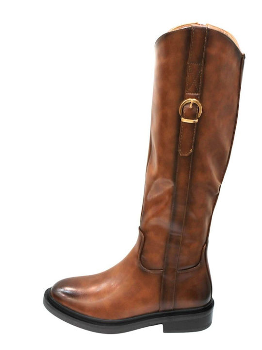 Plato Riding Boots Brown