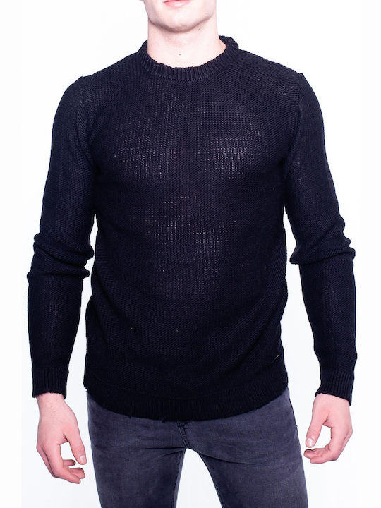 Sseinse Langarm Schwarz Pullover