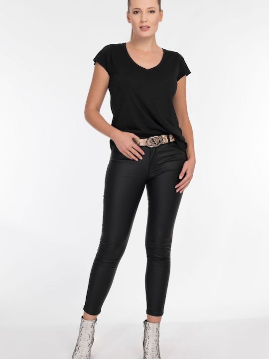 BelleFille Damen T-shirt Black