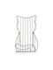 Kikkerland Decorative Silhouette Black Made of Metal