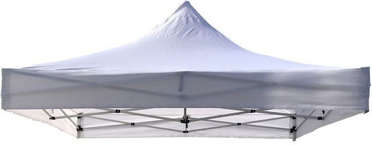 Epiplo-Fos Κάλυμμα για Κιόσκι Λευκό με Επίστρωση PVC 3x3m