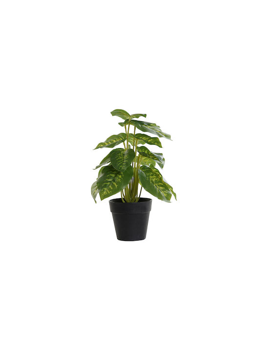 DKD Home Decor Künstliche Pflanze im Topf Schwarz 30cm 1Stück S3030552