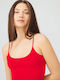 CottonHill Christina pentru Femei Bluză cu Bretele Red