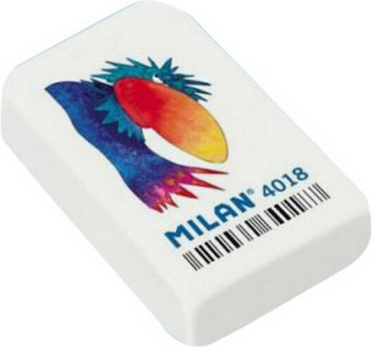 Milan Gumă pentru Creion 4018 18buc Albă