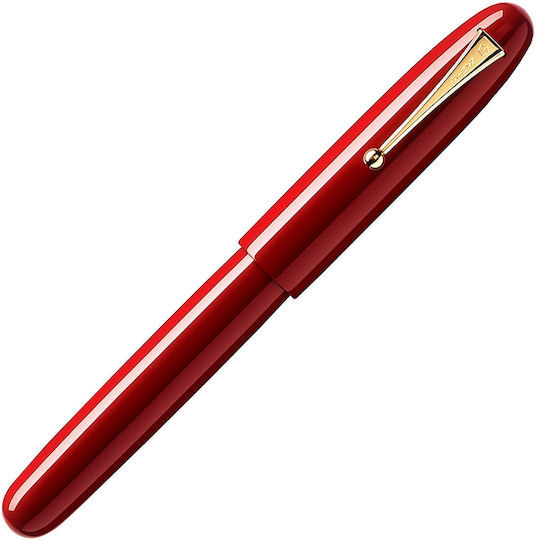 Pilot Namiki Emperor Fountain Pen Fine 0.6mm Red with Red Ink