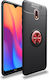 Black Red Back Cover Σιλικόνης Μαύρο (Redmi 8A)