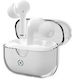 Clear In-Ear Bluetooth-Freisprecheinrichtung Kopfhörer mit Ladeetui Weiß