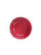 Evivak Plate Shallow made of Melamine Red with Diameter 15cm
