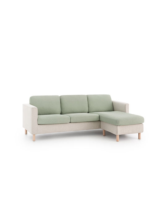Aithrio Bali Elastic Cover for Three Seater Sofa C/23 Μέντα 1pcs