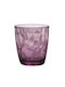 Bormioli Rocco Ποτήρι Νερού από Γυαλί Rock Purple 390ml