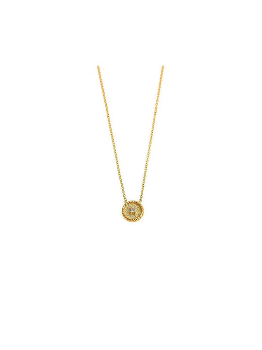 VRjewels Necklace from Gold 14K with Zircon