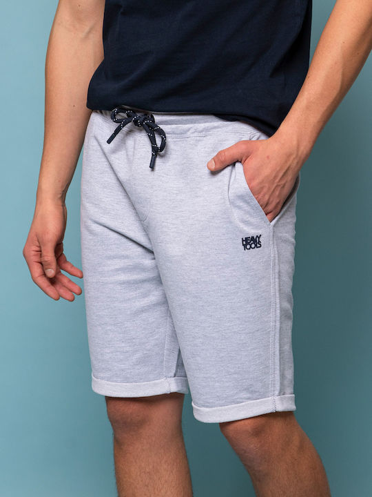 Heavy Tools Sportliche Herrenshorts Silber