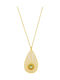 Gregio from Gold Plated Silver with Zircon