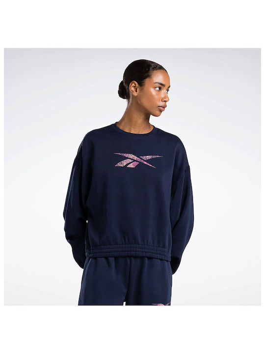 Reebok Modern Safari Cover-up Women's Sweatshirt Navy Blue
