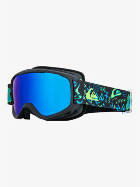 Quiksilver Little Grom Μάσκα Σκι & Snowboard Παιδική με Φακό σε Μπλε Χρώμα