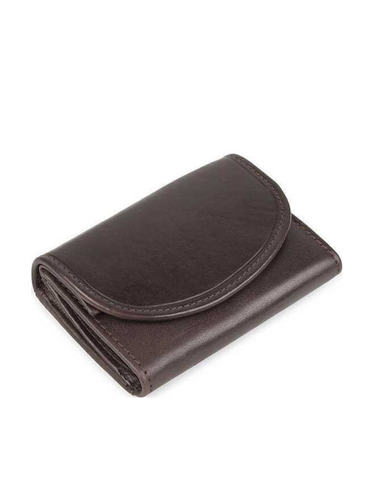 Fetiche Leather Δερμάτινο Ανδρικό Πορτοφόλι Καφέ