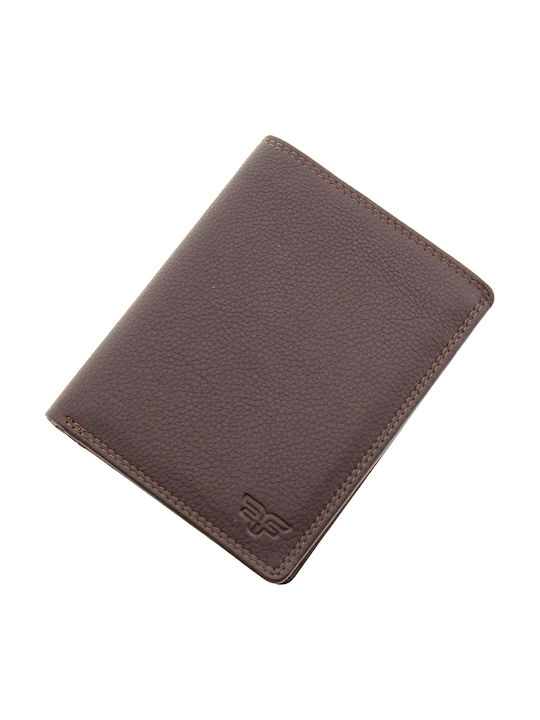 Forest Δερμάτινο Ανδρικό Πορτοφόλι Dark Brown