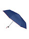 Benetton Regenschirm Kompakt Marineblau