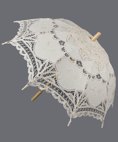 Karneval Regenschirm Beige 1Stück