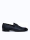 Men's Leather Moccasins Blue