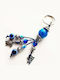 Amalfi Accessories Handmade Keychain Charm Light Blue