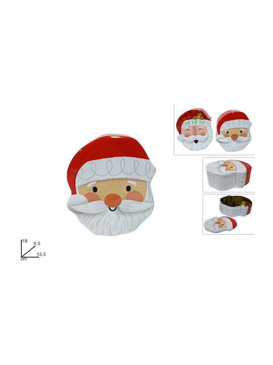 Due esse Christmas Cookie Jar Metallic 1pcs