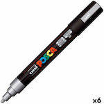 BigBuy Acrylic Marker Silver 1pcs