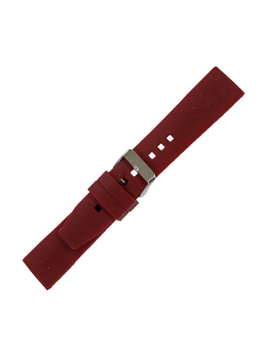 Tzevelion Curea de cauciuc Burgundy 20mm