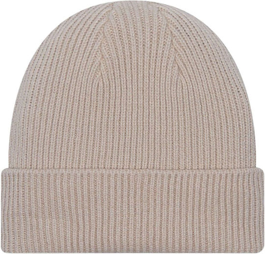 Beanie Beanie Knitted in Beige color