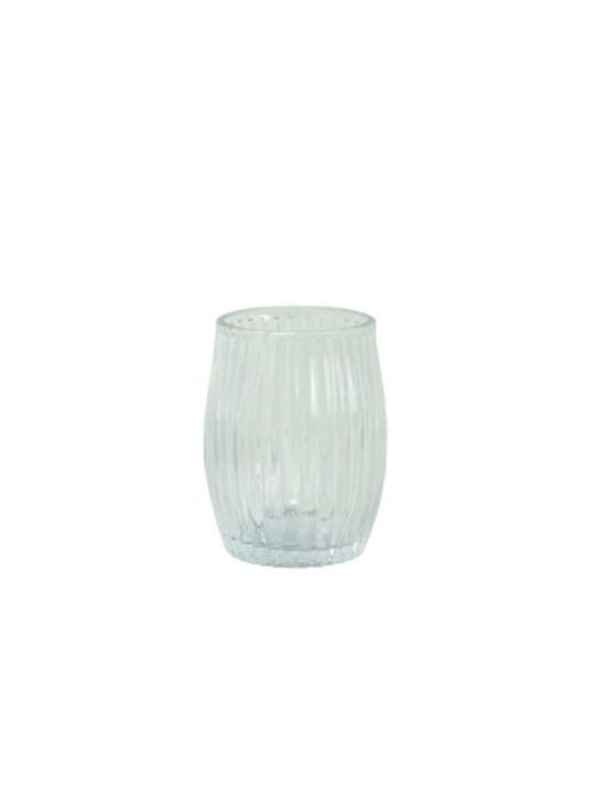 Spirella Glass Cup Holder White