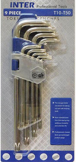 Inter Set chei Torx cu 9 bucăți