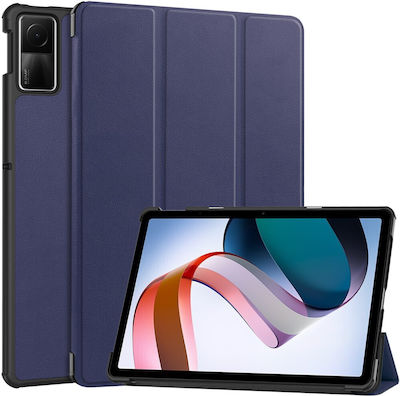 Tri-fold Flip Cover Piele artificială Rezistentă Albastru marin (Redmi Pad SE 11" - Redmi Pad SE 11") 034977