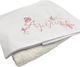 LiebeQueen Christening Oilcloths Set White with Butterfly Theme