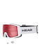 Head Ski & Snowboard Goggles Kids Red with Lens in Red Color