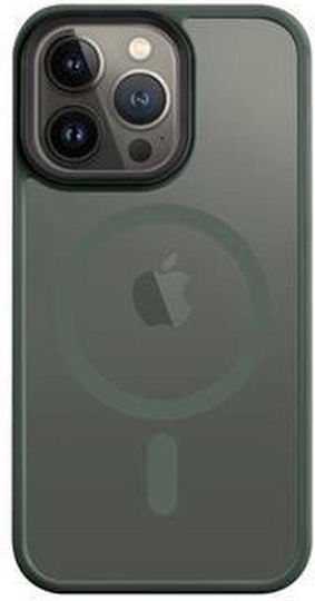Tactical Magforce Задна корица Силикон / Пластмаса Зелен (iPhone 13 Pro)