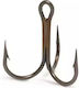 VMC Round Extra Short Shank Treble 9651 Bz Fish...