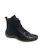 Safe Step Leather Women's Ankle Boots Black